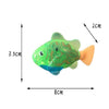 Simulation Electric Fish Babies Shower Toy with Swimming & Lighting Function(Color Random Delivery)