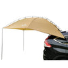 Laputa Outdoor Self-driving Barbecue Camping Vehicle Tail Car Side Tent, Color:Silver Coated