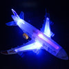 Model Airplane Toys Electric Flash Music Plane Kids Toy DIY Aircraft Gift