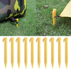 Outdoor Travel Camping Tents Stakes PegsTrip Plastic Heavy Duty Tent Nails Fixing Tent Mat Stake 1 Set（4PCS）