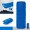 Naturehike Ultralight Inflatable Cushion Outdoor Tent Sleeping Pad Portable Camping Single Lunch Break Air Bed Thickened Moisture-proof Cushion, Style:Single Widened + Inflatable Bag(Diwa Blue)