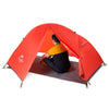 Naturehike NH18A095-D Double-layer Outdoor Ultra-light Rainstorm-proof Camping Tent, Style:Single Plaid-Orange