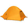 Naturehike NH18A095-D Double-layer Outdoor Ultra-light Rainstorm-proof Camping Tent, Style:Single 20D Silicone-Orange With Snow Skirt