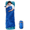 Naturehike NH15S003-D Adult Outdoor Camping Travel Single Ultra Light Portable Four Seasons Mini Sleeping Bag, Size:S(Sky Blue)
