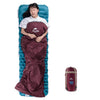 Naturehike NH15S003-D Adult Outdoor Camping Travel Single Ultra Light Portable Four Seasons Mini Sleeping Bag, Size:S(Wine Red)