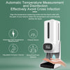 K9 Pro Plus Handsfree Non-contact Body Thermometer + 1000ml Automatic Non-contact Liquid Soap Dispenser with Base Mount, 15 Languages Voice Broadcast