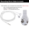 Ink Painting Pattern Portable Audio Voice Recorder USB Drive, 8GB, Support Music Playback