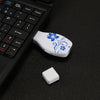 Simple Blue and White Porcelain Pattern Portable Audio Voice Recorder USB Drive, 8GB, Support Music Playback