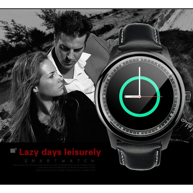 DOMINO DM365 1.33 inch On-cell IPS Full View Capacitive Touch Screen MTK2502A-ARM7 Bluetooth 4.0 Smart Watch Phone, Support Facebook / Whatsapp / Raise to Bright Screen / Flip Hand to Switch Interface / 3D Acceleration / Pedometer Analysis / Sedentary Rem