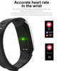 E18 Mens 0.96 inch HD Color Screen Fitness Tracker Watch Smart Wristband, Support Sports Mode/ Heart rate/Blood Pressure/Sleep Monitor/Bluetooth Camera/ Drinking Reminder(Black + Silver)