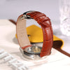 Calfskin Detachable Watch Leather Wrist Strap, Specification: 20mm (Black)