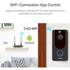 EKEN V7 1080P Wireless WiFi Smart Video Doorbell, Support Motion Detection & Infrared Night Vision & Two-way Voice, Package 6: Doorbell + 2 x 18650 Batteries + Dual Slots Battery Charger + 2 x Chime + WiFi Repeater(Black)
