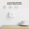 Original Xiaomi Youpin Dingling Smart WIFI Video Visual Doorbell with Doorbell Receiver S Ver Set, Support Infrared Night Vision & Change Voice Intercom & Real-time Video Viewing(White)