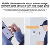 Original Xiaomi Youpin Dingling Smart WIFI Video Visual Doorbell with Doorbell Receiver S Ver Set, Support Infrared Night Vision & Change Voice Intercom & Real-time Video Viewing(White)