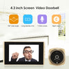 N6 2.0 Million Pixels 4.3 inch Screen Video Doorbell(Black)