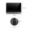 R9 4.3 inch WiFi Smart Video Visual Electronic Peephole Doorbell (Black)
