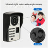 SYSD-806FD11 Rainproof Sunscreen Smart Video Doorbell with 7 inch HD Touch Screen, Support Infrared Night Vision & Password / Fingerprint / Remote Unlocking & Voice Intercom