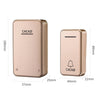 CACAZI FA8 One Button Three Receivers Self-Powered Smart Home Wireless Doorbell, EU Plug(White)