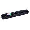iScan02 Double Roller Mobile Document Portable Handheld Scanner with LED Display,  Support 1050DPI  / 600DPI  / 300DPI  / PDF / JPG / TF(Black)