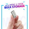 MicroDrive 16GB USB 2.0 Mini Semi-circular Metal U Disk