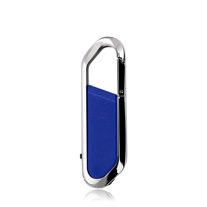 MicroDrive 32GB USB 2.0 Creative Carabiner Metal USB Flash Drives U Disk (Blue)