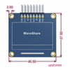 Waveshare 1.3 inch 128*64 OLED, SPI/I2C interfaces, Straight Vertical Pinheader
