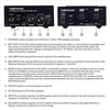LINEPAUDIO B982 Power Amplifier Instrument Drummer Earphone Monitor Signal Amplifier, Dual XLR Input (Black)