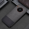 For Huawei Mate 30 Pro Shockproof Splicing PU + Cloth Texture PC + TPU Protective Case (Black)