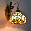 YWXLight 6 inch Modern Stained Glass Wall Lamp