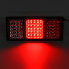 2Pcs 24V 55LED Car Tail Lights Indicator Reversing Lamps for Trailer Truck