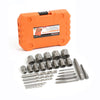 Winmax 26-Piece Screw Extractors and Drill Bit Set for Removing Broken Studs Bolts Socket Screws and Fittings