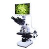 7" LCD 2.0M biological portable dual lens usb digital microscope with lcd screen