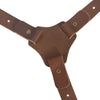 Quick Release Anti-Slip Dual Shoulder Leather Harness Camera Strap with Metal Hook for SLR / DSLR Cameras