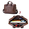 Bull captain Brown Designer Leather briefcase
