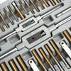 Winmax 86 Piece Metric and SAE Standard Tap and Die Bearing Steel Tools Set