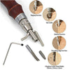 7 pcs Leather Stitching Groover and Edger Leathercraft Working Tools