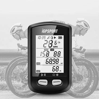 Igpsport Igs10S Bike Computer with Wireless Bluetooth 5.0 ANT+ Heart Rate Monitor and Speed Cadence Sensor Connection Waterproof Bike Speedometer Bicycle Computer