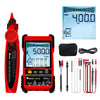 TOOLTOP Large LCD Screen Network Cable Tester + Multimeter 2 in 1 400M/500M Network Cable Length Measure AC DC Current Voltage Measurement Anti-Noise Line Tracker ET618